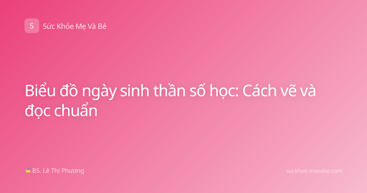 Biểu đồ ngày sinh thần số học: Cách vẽ và đọc chuẩn